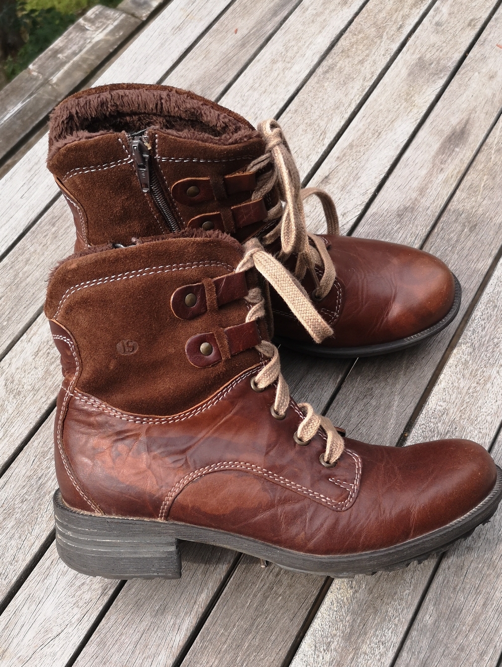 Josef Seibel leather ankle boots
